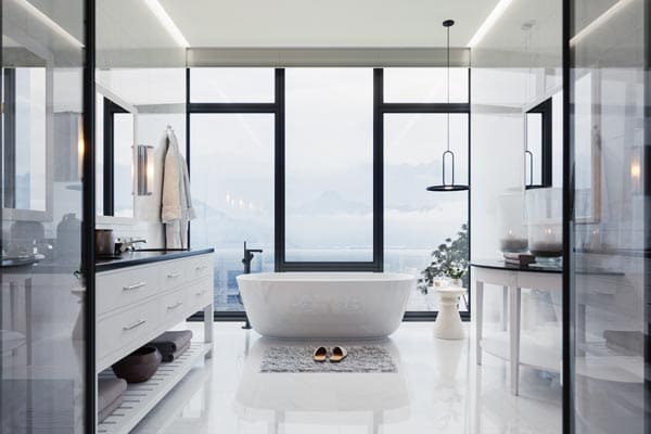 Historic bathroom preservation project in Santa Monica's Ocean Park neighborhood