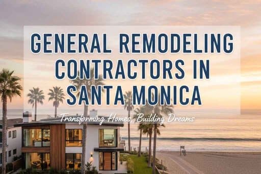 Santa Monica general remodeling contractors - whole house renovation project