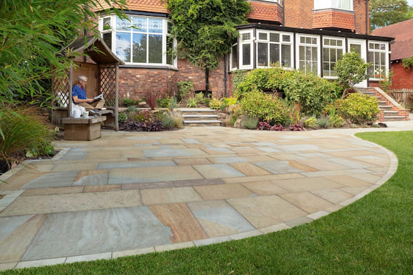 Permeable paver driveway installation in Santa Monica residential property