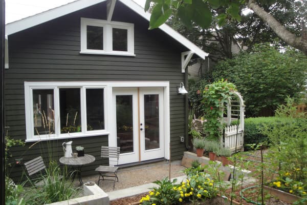 Detached ADU construction in Santa Monica's Sunset Park neighborhood