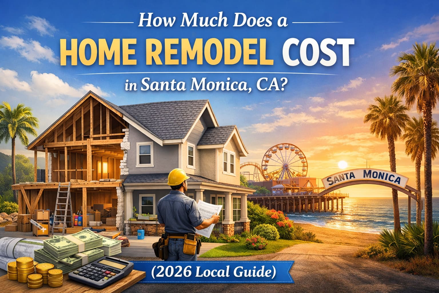 Santa Monica California home remodeling cost analysis and estimate guide for 2026